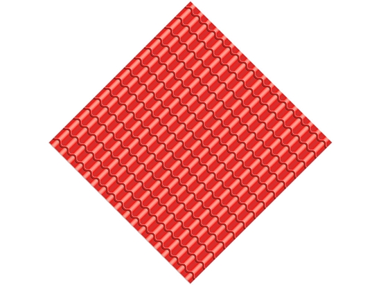 Red Tile Vinyl Wrap Pattern