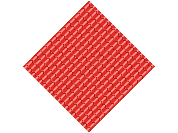 Red Tile Vinyl Wrap Pattern