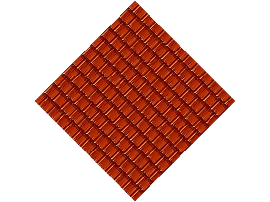 Red Shake Tile Vinyl Wrap Pattern