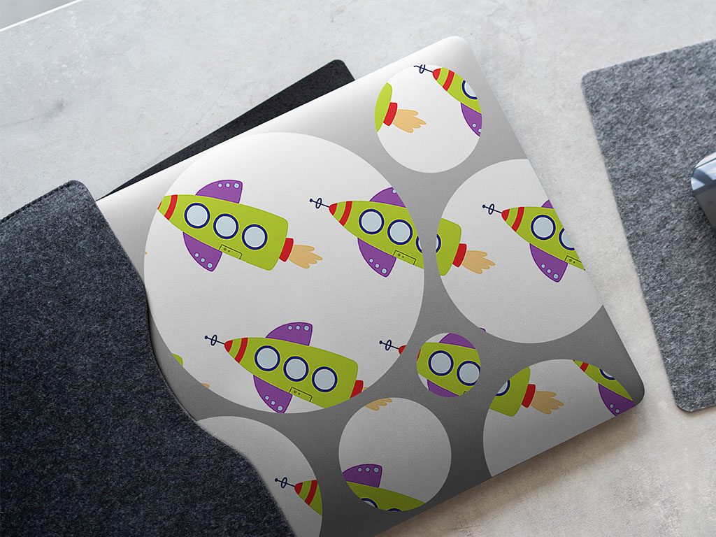 Blast Off Toy Room DIY Laptop Stickers