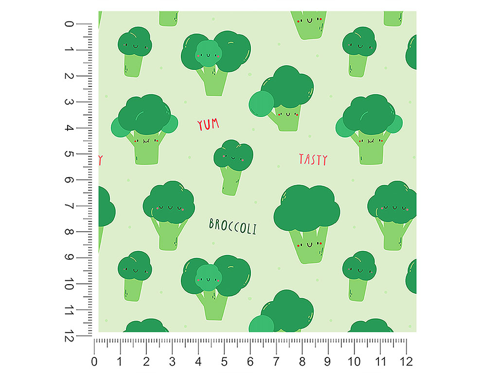 Sweet Greens Vegetable 1ft x 1ft Craft Sheets