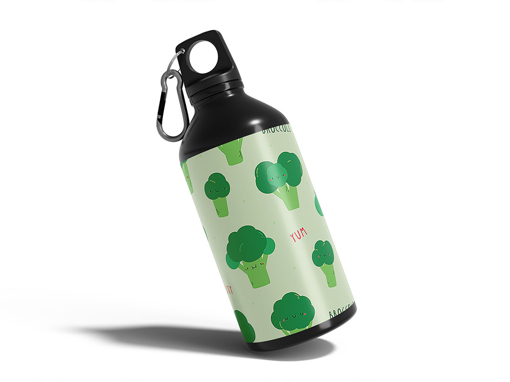 Sweet Greens Vegetable Water Bottle DIY Stickers