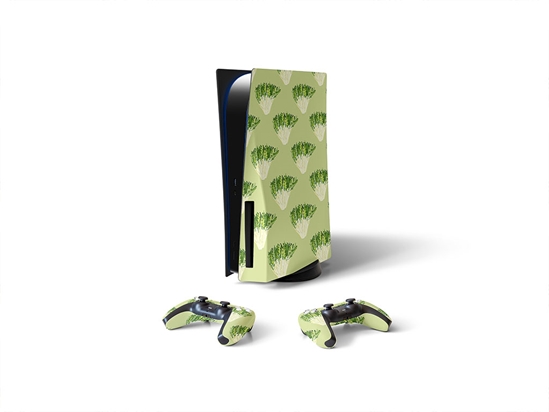 Frizzy Frisee Vegetable Sony PS5 DIY Skin