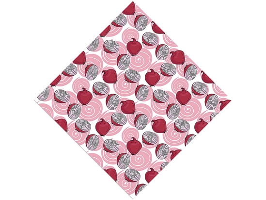 Red Burgermaster Vegetable Vinyl Wrap Pattern