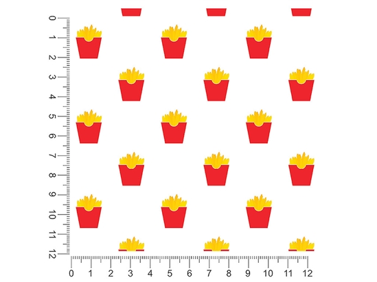 Fried Up Vegetable 1ft x 1ft Craft Sheets