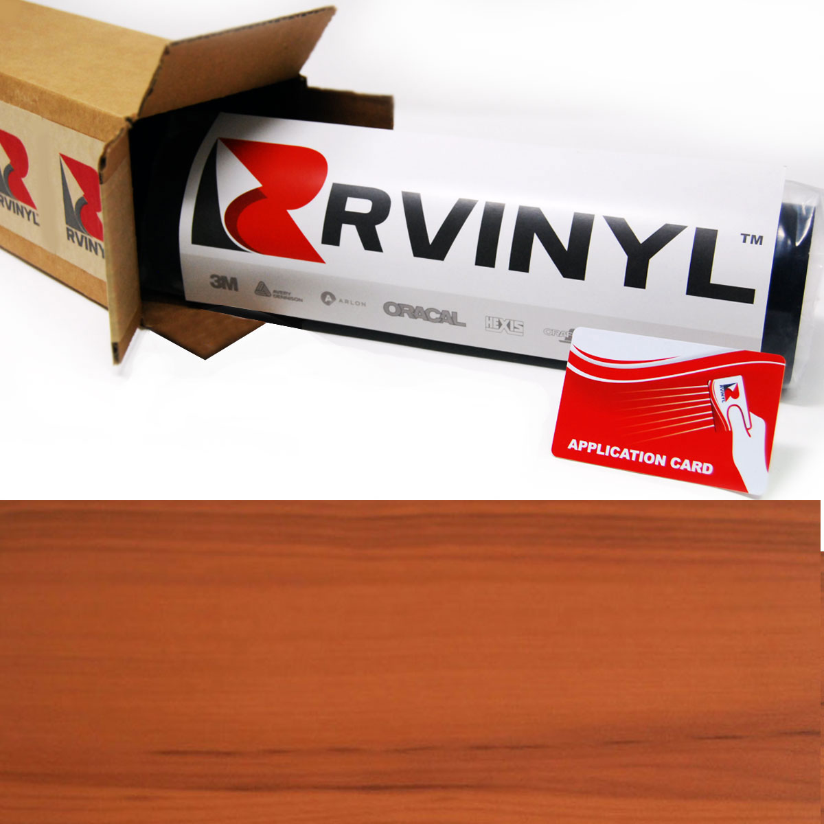 Rcraft™ Dark Burlwood Wood Vinyl | Craft Film