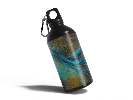 Smooth Flow Water Water Bottle DIY Stickers