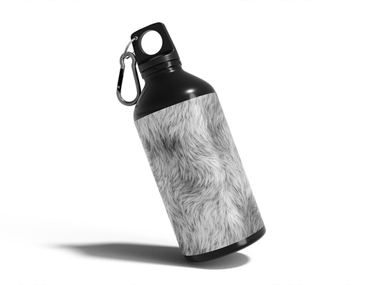 White Wolf Animal Print Water Bottle DIY Stickers