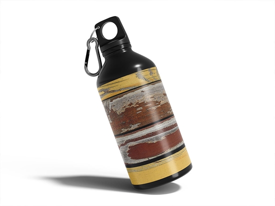 Distressed Gradient  Water Bottle DIY Stickers