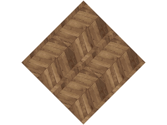 Colonial Stain Wooden Parquet Vinyl Wrap Pattern