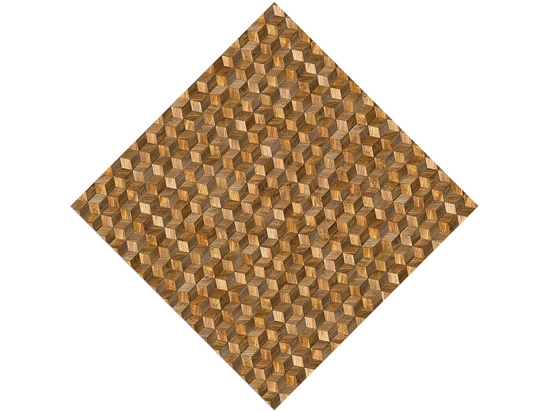 Sesame Stain Wooden Parquet Vinyl Wrap Pattern