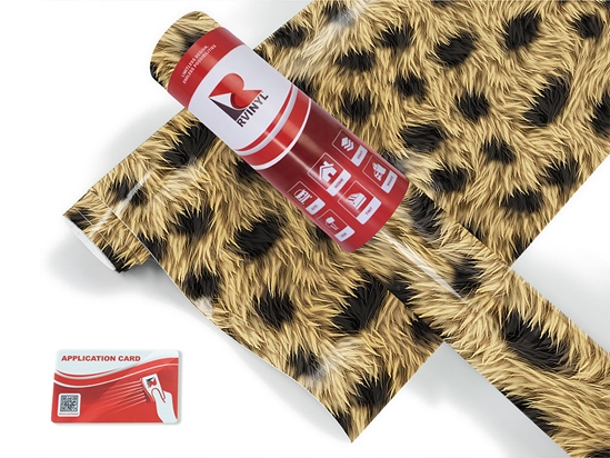 Cyber Wookiee Yeti Animal Print Craft Vinyl Roll