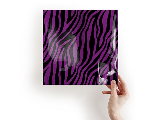 Purple Zebra Animal Print Craft Sheets