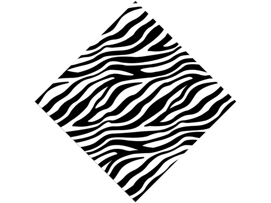 White Zebra Vinyl Wrap Pattern