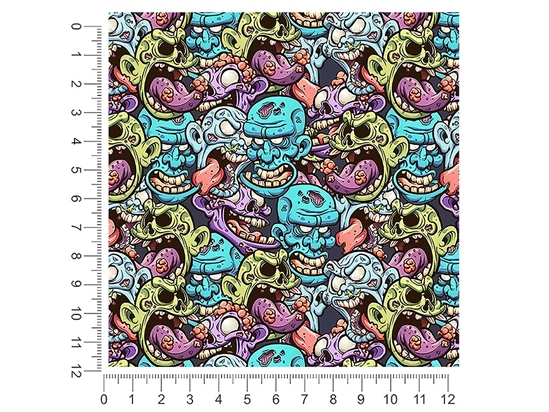 Cranial Cravings Horror 1ft x 1ft Craft Sheets