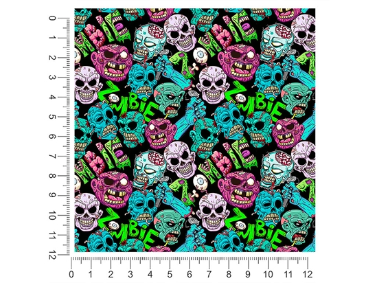 Unforgiving Dead Horror 1ft x 1ft Craft Sheets