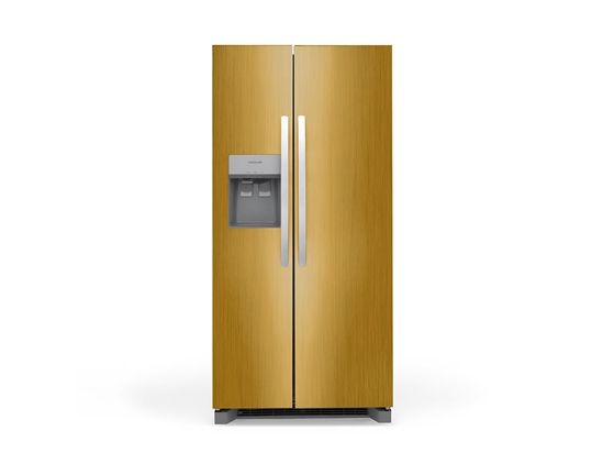 ORACAL 975 Brushed Aluminum Gold Refrigerator Wraps