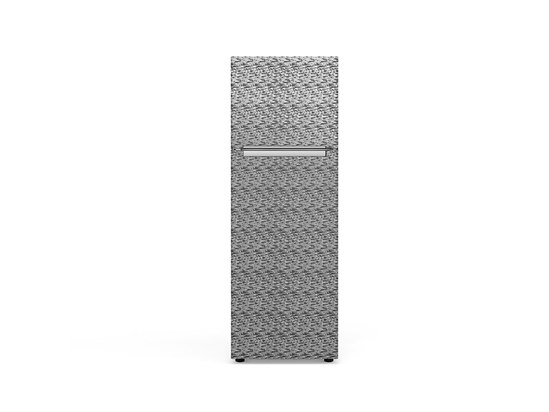 Rwraps 3D Carbon Fiber Silver (Digital) DIY Refrigerator Wraps