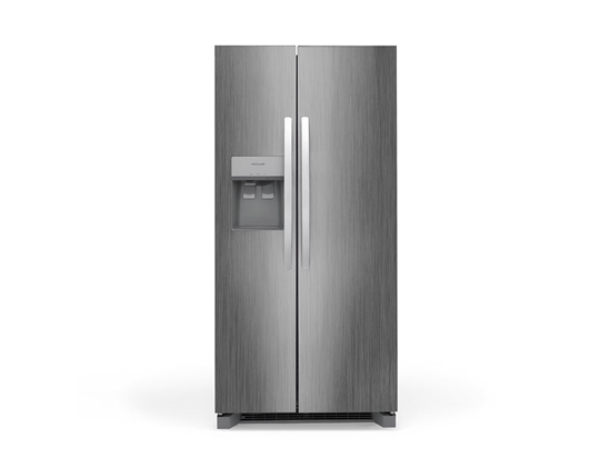 Rwraps Brushed Aluminum Gray Refrigerator Wraps