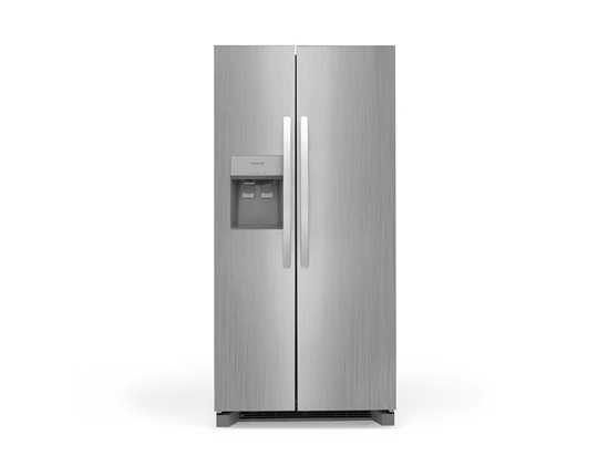 Rwraps Brushed Aluminum Silver Refrigerator Wraps