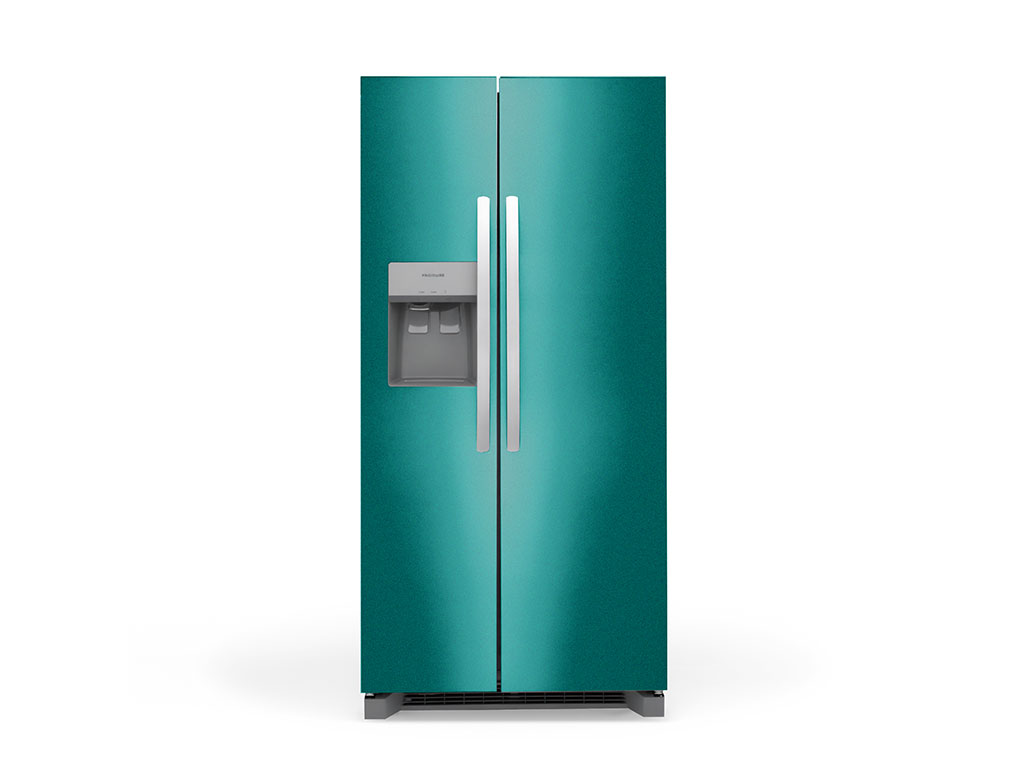 Rwraps Gloss Metallic Emerald Green Refrigerator Wraps