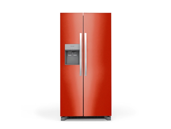 Rwraps Gloss Metallic Orange Refrigerator Wraps