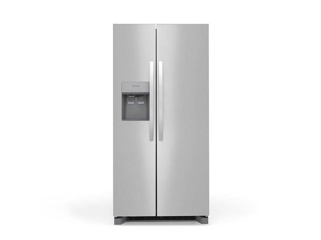 Rwraps Gloss Metallic Silver Refrigerator Wraps