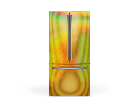 Rwraps Holographic Chrome Gold Neochrome DIY Built-In Refrigerator Wraps