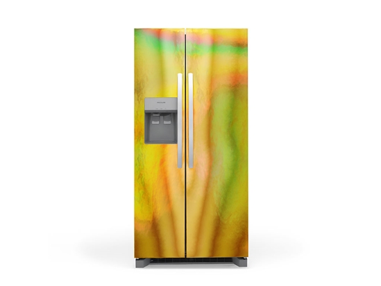 Rwraps Holographic Chrome Gold Neochrome Refrigerator Wraps