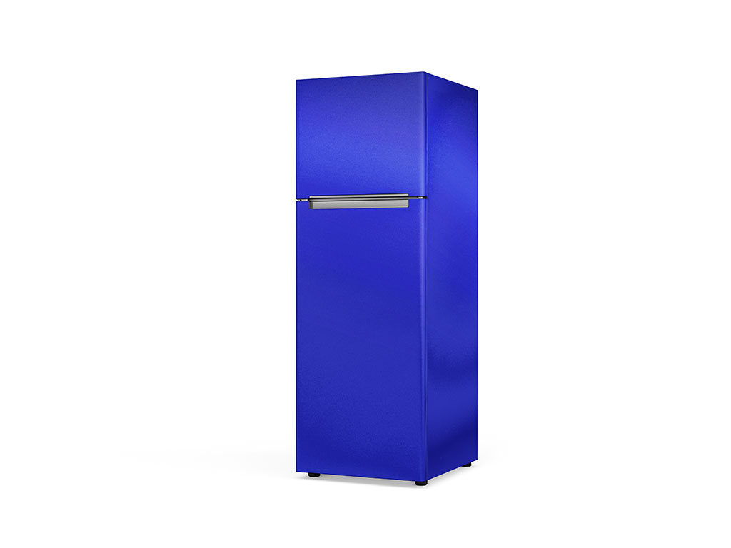 Rwraps Matte Chrome Blue Custom Refrigerators