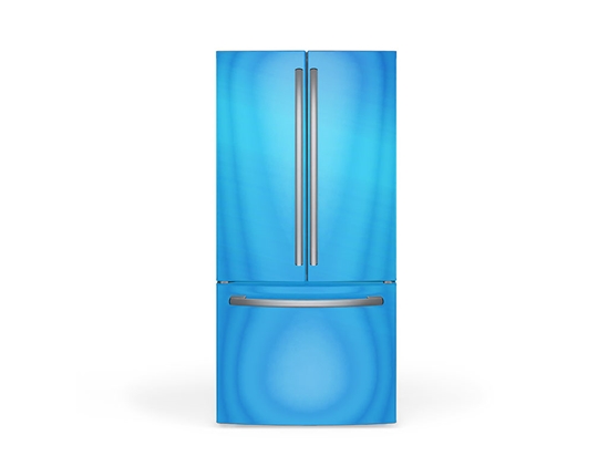 Rwraps Matte Chrome Light Blue DIY Built-In Refrigerator Wraps