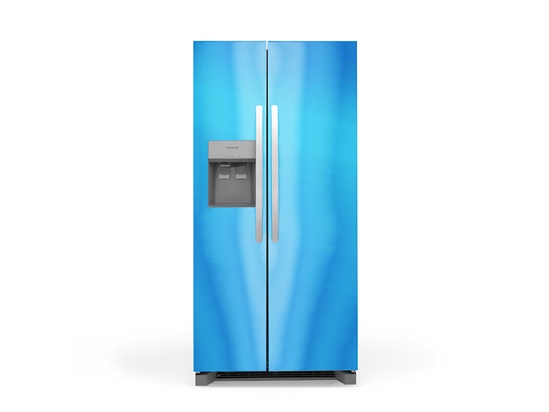 Rwraps Matte Chrome Light Blue Refrigerator Wraps