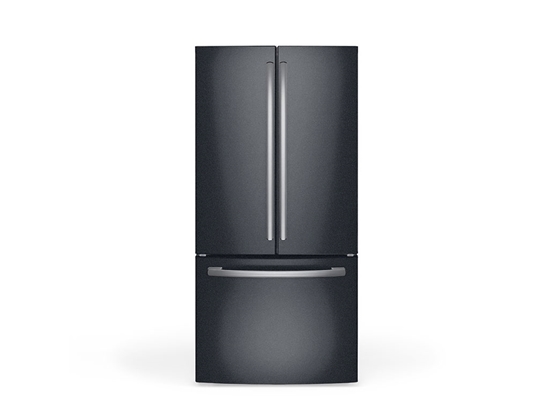 Rwraps Satin Metallic Deep Gray DIY Built-In Refrigerator Wraps