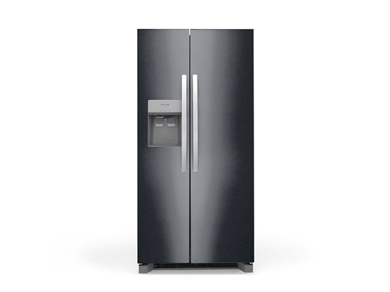 Rwraps Satin Metallic Deep Gray Refrigerator Wraps