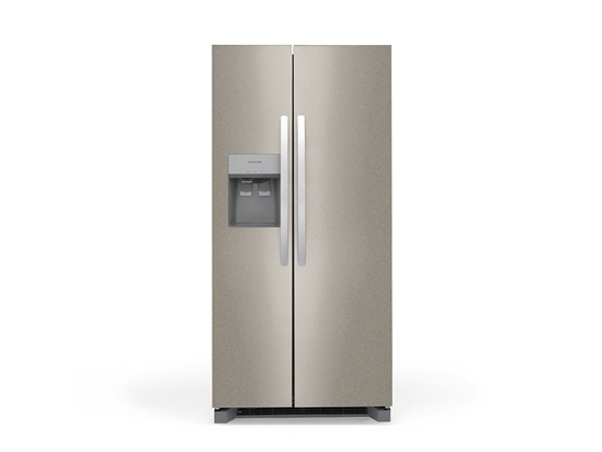 Rwraps Satin Metallic Silver Refrigerator Wraps