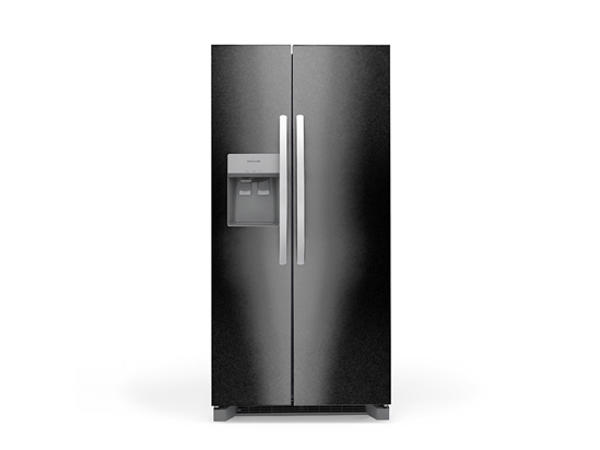 Rwraps Velvet Black Refrigerator Wraps