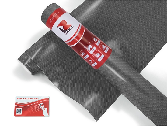Rwraps 4D Carbon Fiber Gray Bicycle Wrap Color Film