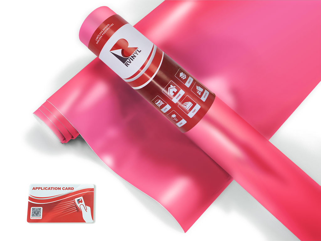 Rwraps Matte Chrome Pink Rose Scooter Wrap Color Film