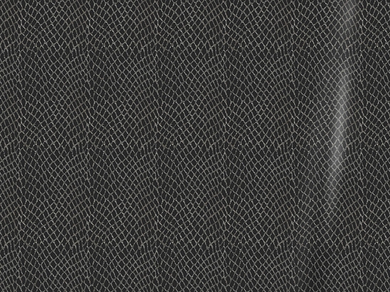 Black Snakeskin Vinyl Film Wrap