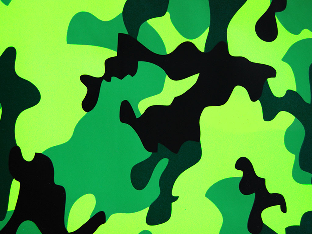 Rwraps™ Neon Green Camouflage Vinyl Wrap