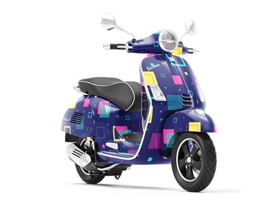 New Medium Abstract Vespa Scooter Wrap Film