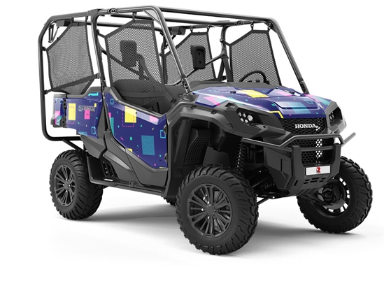 New Medium Abstract Utility Vehicle Vinyl Wrap