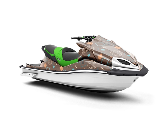 The Brunette Abstract Jet Ski Vinyl Customized Wrap