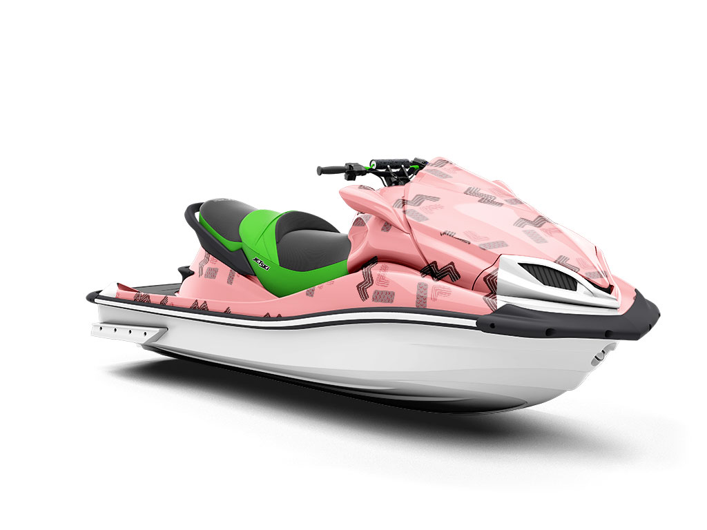 In Bed Abstract Jet Ski Vinyl Customized Wrap
