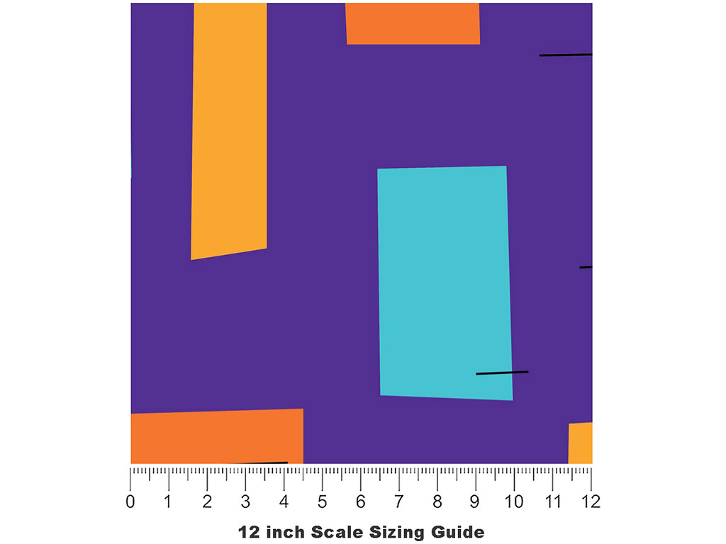 Destiny Street Abstract Vinyl Film Pattern Size 12 inch Scale