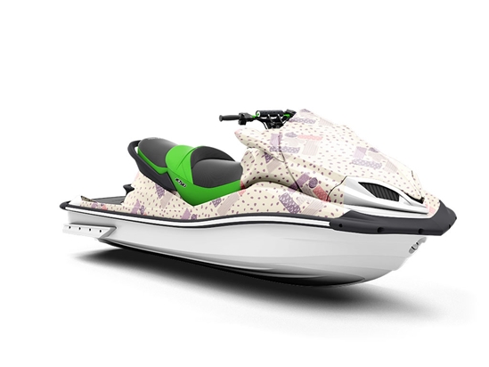 Plum Pudding Abstract Jet Ski Vinyl Customized Wrap