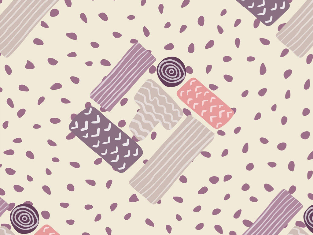 Plum Pudding Abstract Vinyl Wrap Pattern