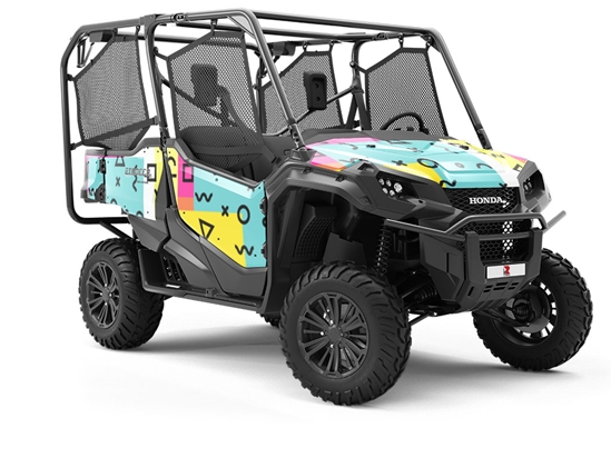 Rockin Memphis Abstract Utility Vehicle Vinyl Wrap