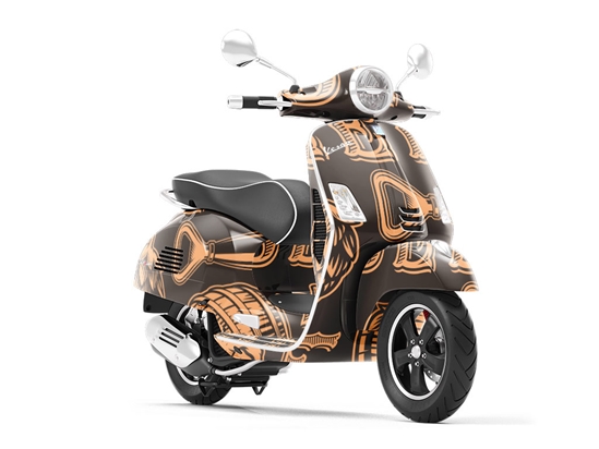 Craft Brew Alcohol Vespa Scooter Wrap Film