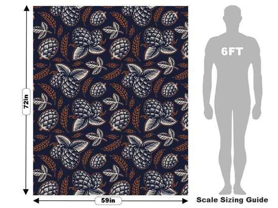 Harvest Hops Alcohol Vehicle Wrap Scale